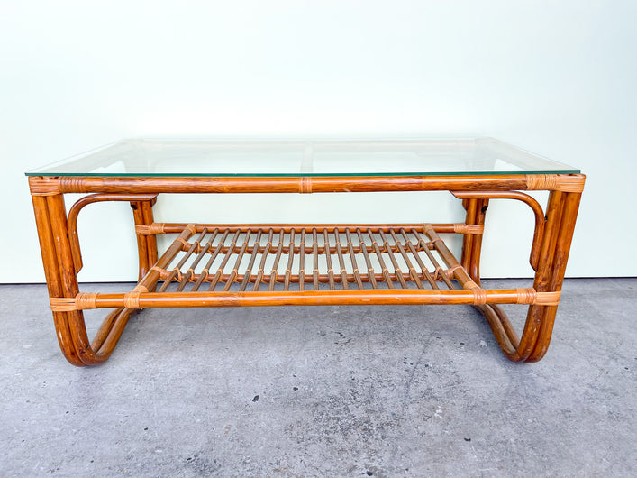 Island Style Rattan Coffee Table