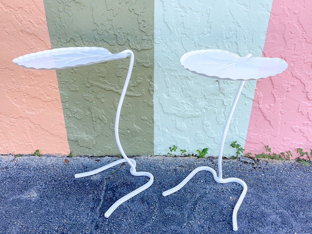 Pair of Salterini Leaf Cocktail Tables