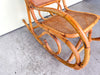 Tortoiseshell Rattan Rocker