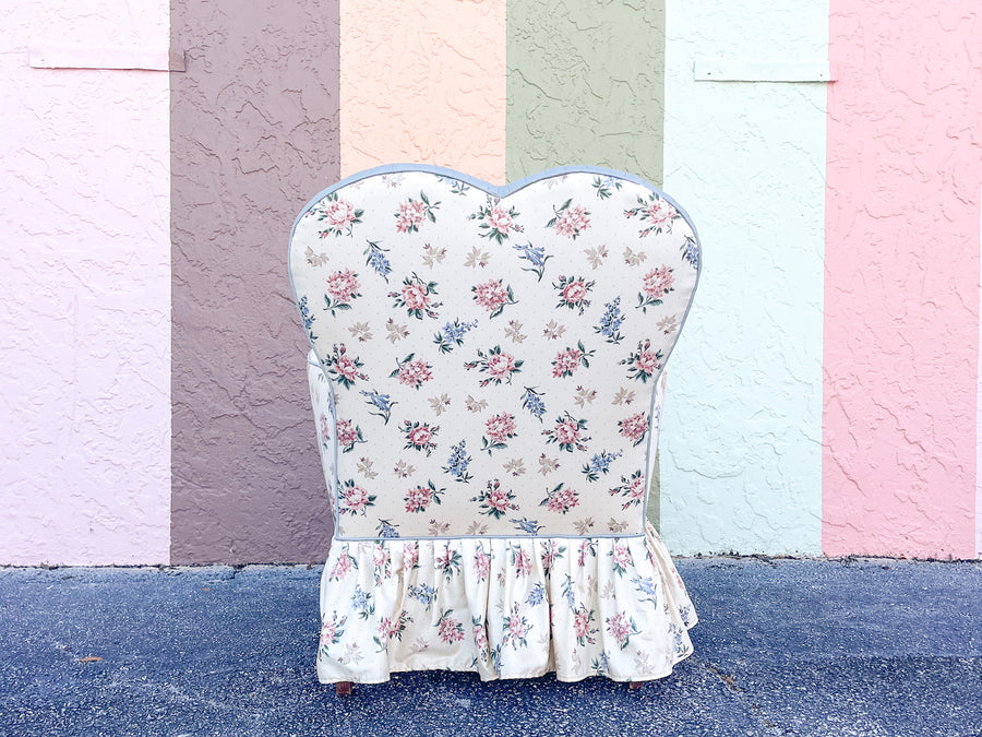 Upholstered Sweetheart Chair