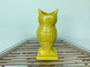 So 70s Chartreuse Owl Vase