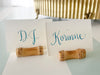 Set of Eight Bamboo Place Card Holders