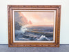 Coral Sunset Seascape Original Art