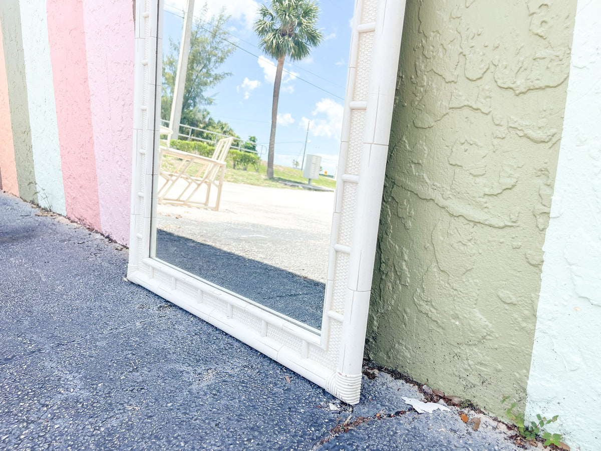 Thomasville Faux Bamboo Mirror
