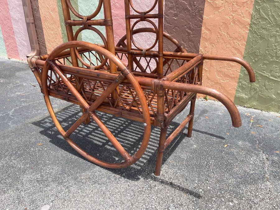 Palm Beach Chic Rattan Rickshaw