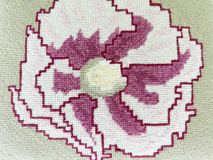 Warehouse Wednesday Sale: Hibiscus Embroidered Foot Stool