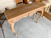 Wood Carved Shell Console Table