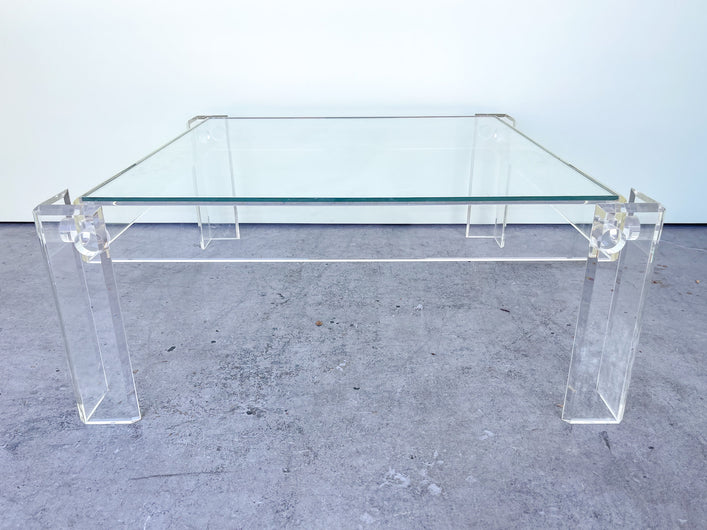 Lucite Coffee Table