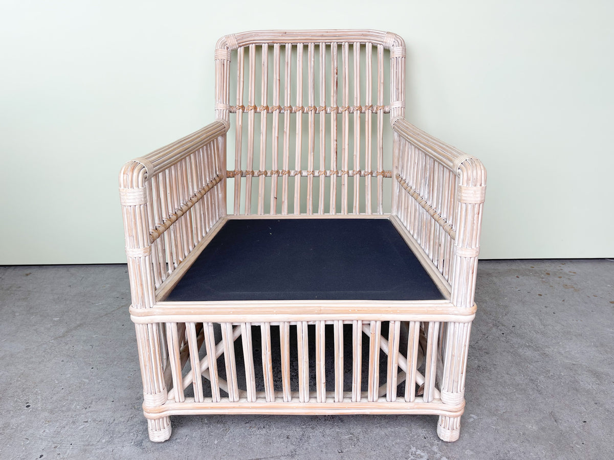 Palecek Rattan Lounge Chair