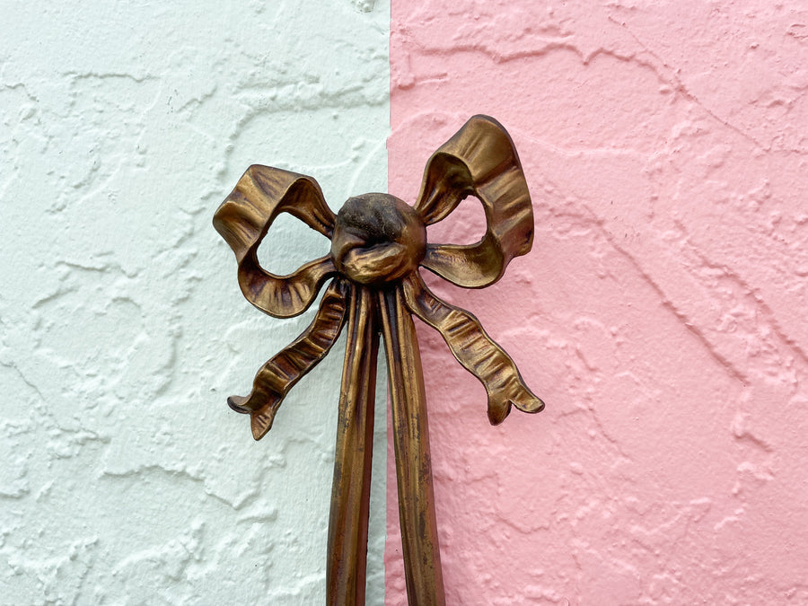 Pair of Regency Bow and Cherub Wall Sconces