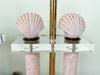 Pair of Hollywood Regency Style Shell Lamps