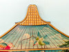 Pagoda and Parrots Wall Art