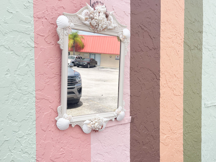 Unique Scallop Shell Mirror