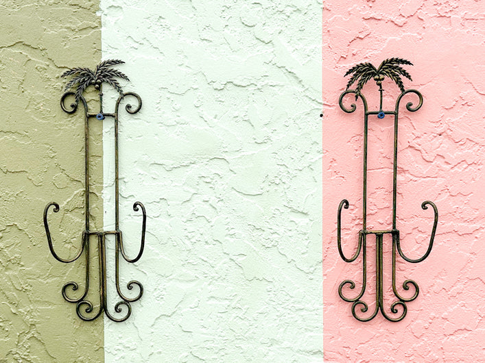 Pair of Palm Tree Wall Hooks