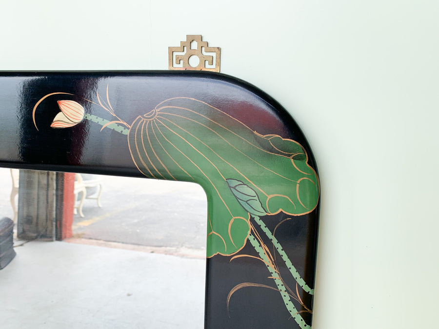 Painted Lotus Mirror