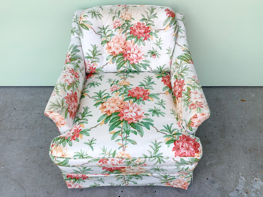 Pair of Granny Chic Upholstered Chairs