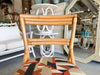 Set of Four Chic Rattan Chairs