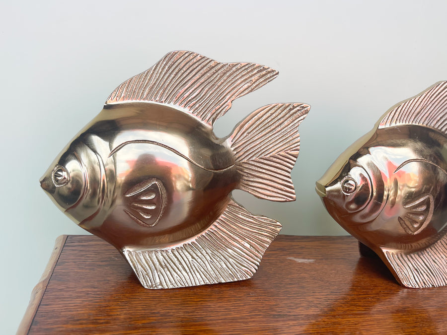 Pair of Brass Fish