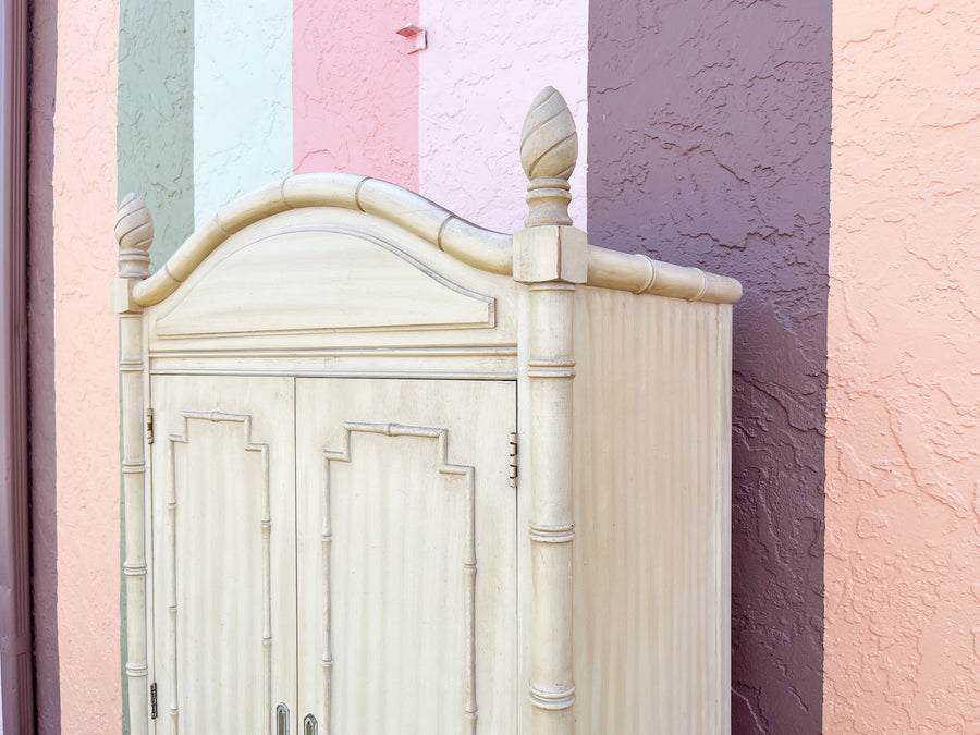 Warehouse Wednesday Sale: Faux Bamboo Thomasville Cabinet