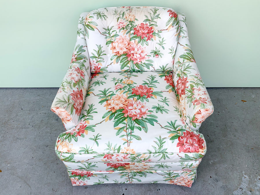 Pair of Granny Chic Upholstered Chairs