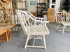 Set of Four Ficks Reed Rattan Swivel Chairs