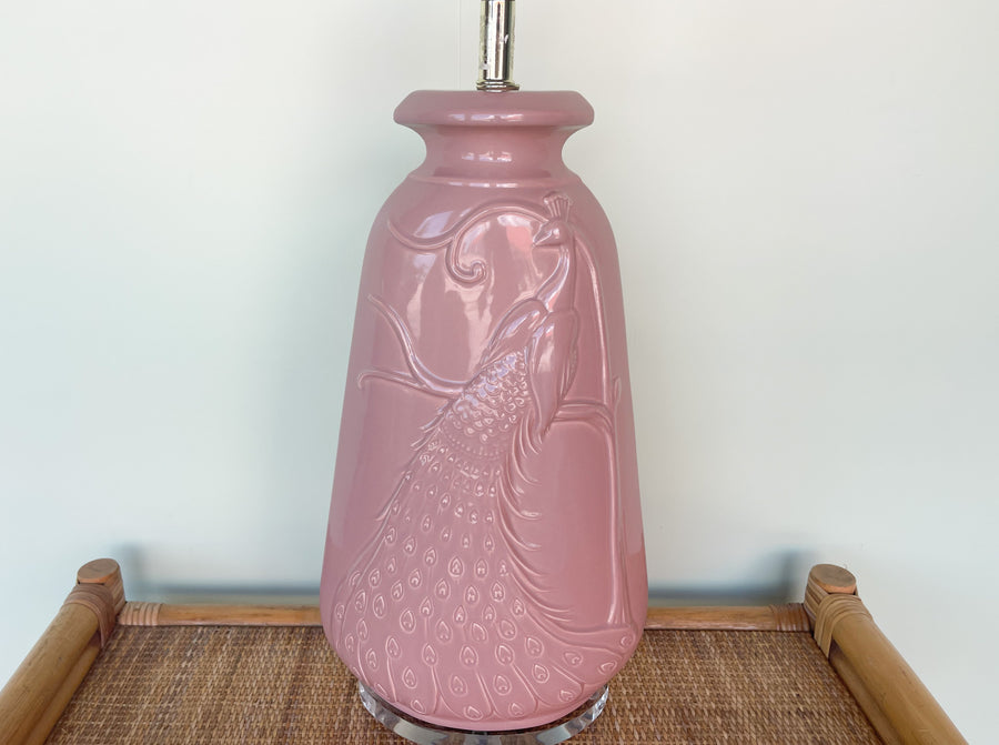 Fab Peacock Lamp
