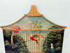 Pagoda and Parrots Wall Art