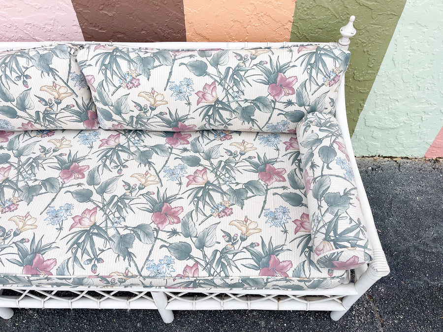 Palm Beach Chic Ficks Reed Rattan Sofa