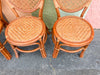 Set of Four Rattan Bistro Chairs