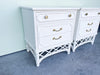 Pair of Ficks Reed Nightstands