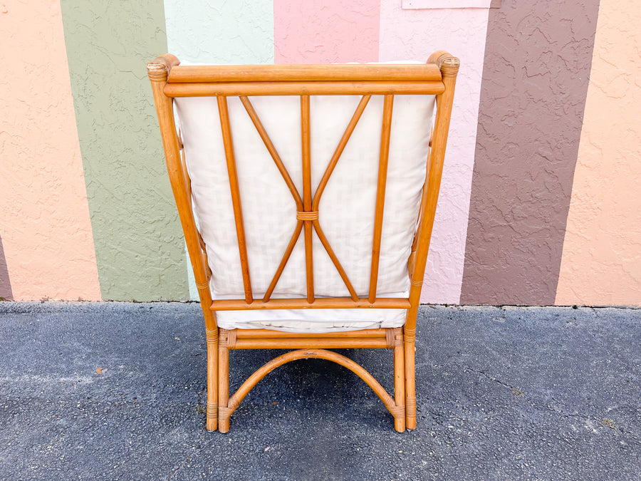 Pair of Islandy Rattan Lounge Chairs