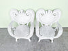 Pair of Adorable Wicker Child Chairs