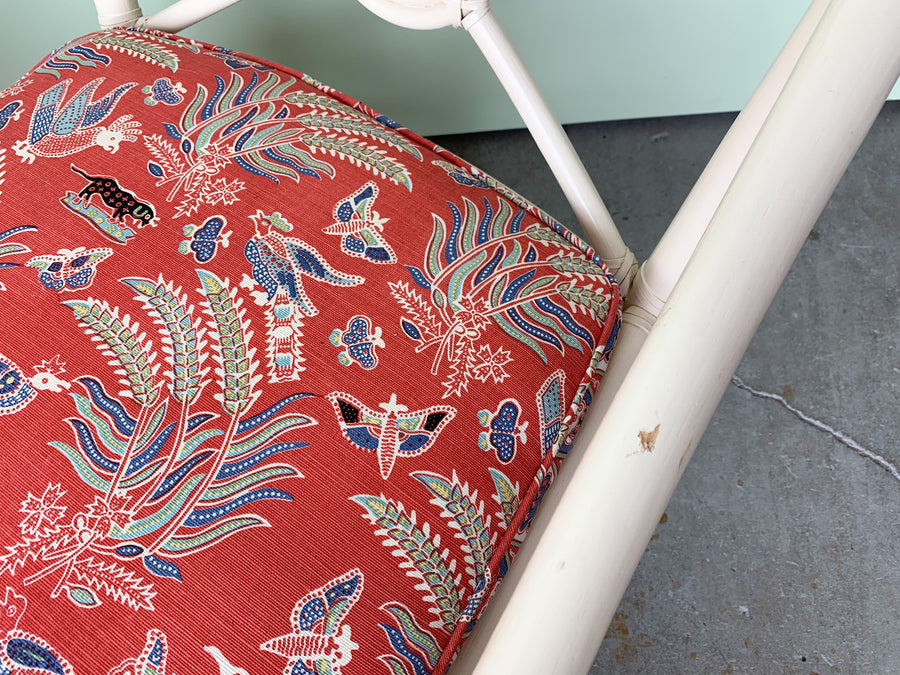 Pair of Rattan McGuire Lounge Chairs