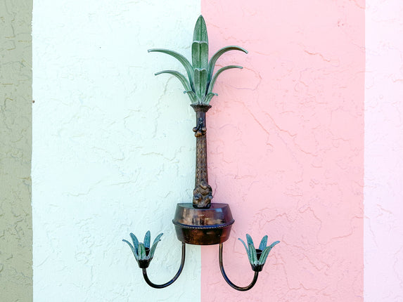 Whimsical Monkey Wall Sconce