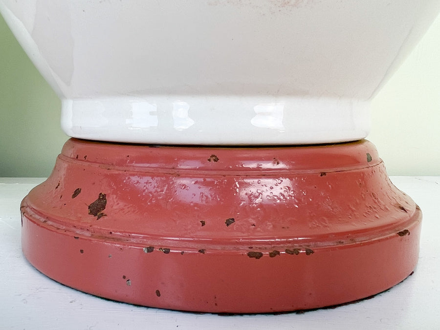 Warehouse Wednesday Sale: Pair of Large White Ceramic Ginger Jar Lamps