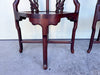 Pair of Rosewood Carved Corner Chairs