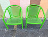 Pair of Meadowcraft Faux Bamboo Chairs