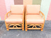 Pair of Islandy Rattan Lounge Chairs