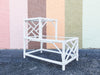 Two Tier Chippendale Rattan Side Table
