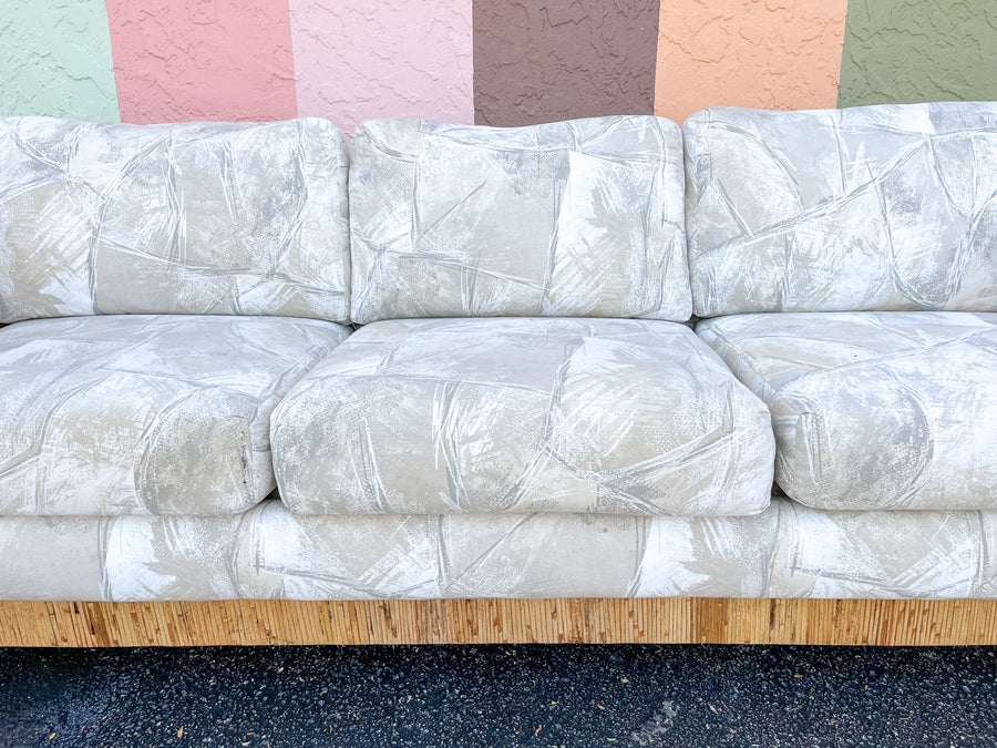 Island Style Woven Rattan Sofa