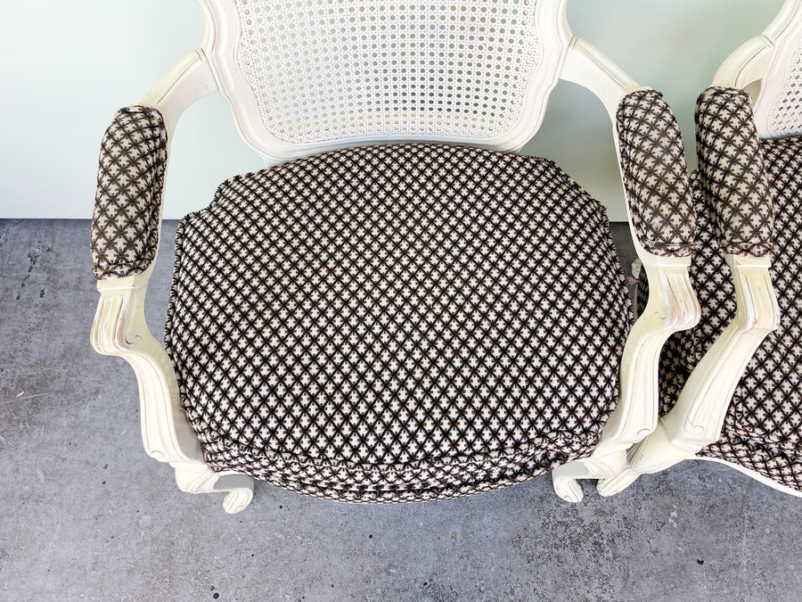 Warehouse Wednesday Sale: Pair of Regency Bergère Chairs