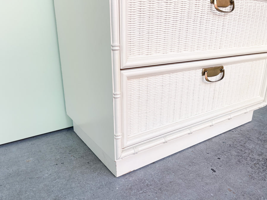 Palm Beach Chic Faux Bamboo Chest