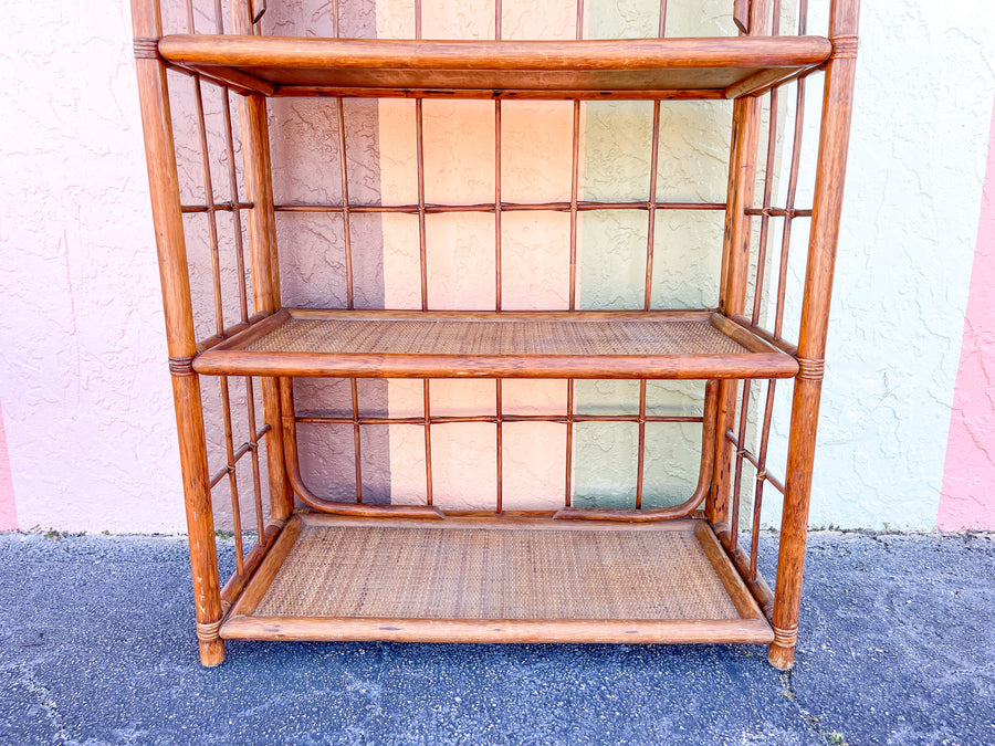 Island Chic Rattan Etagere
