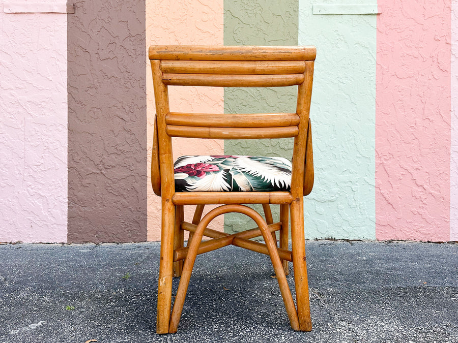 Warehouse Wedneday: Set of Four Old Florida Rattan Dining Chairs
