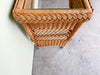 Braided Rattan Console