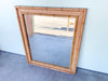 Faux Bamboo and Seagrass Mirror