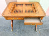 Handsome Leather Backgammon Table