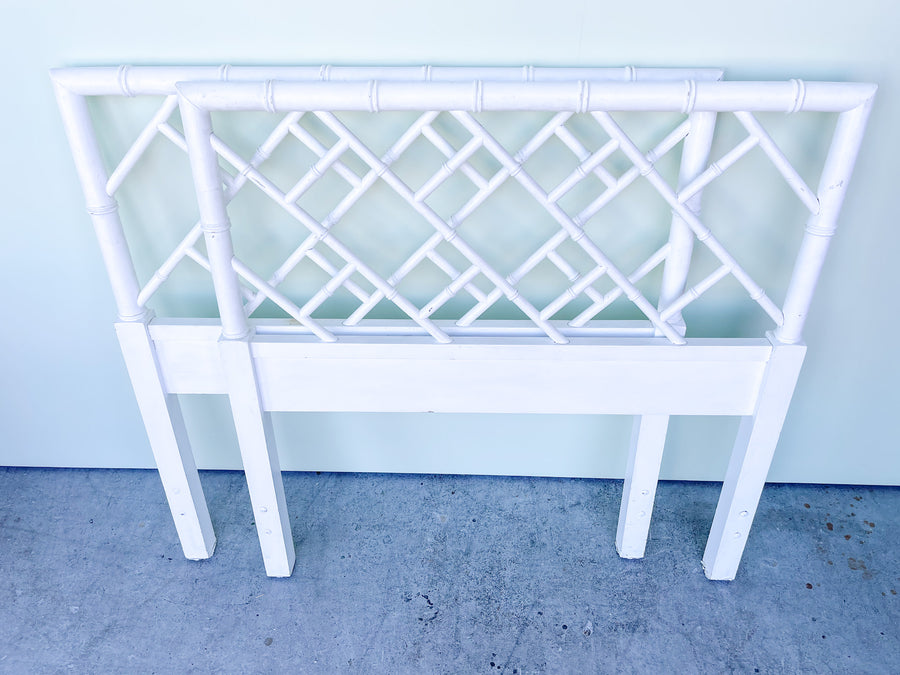 Pair of Chippendale Twin Headboards