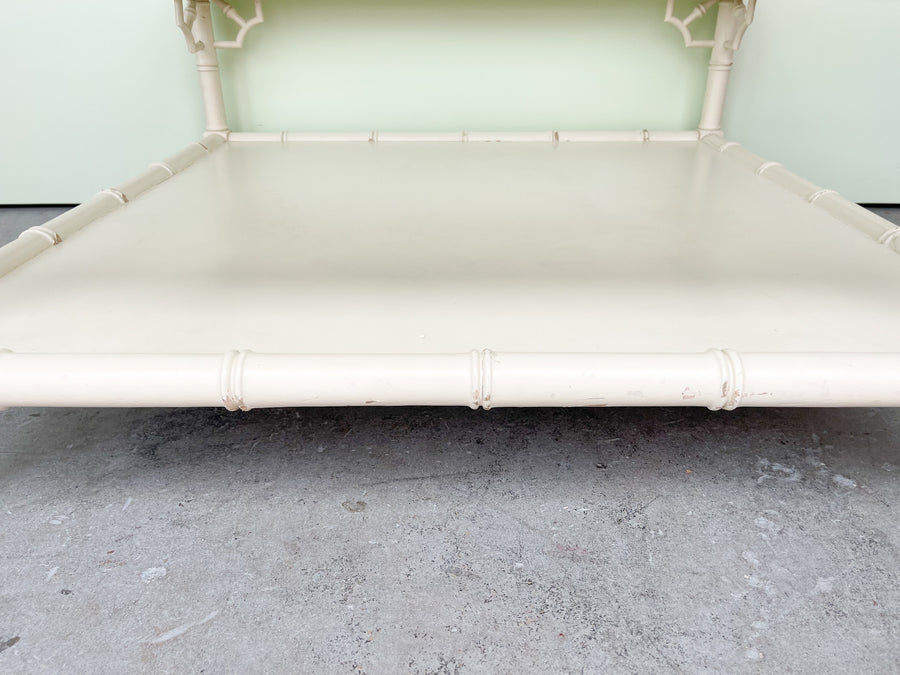 Palm Beach Chic Faux Bamboo Coffee Table