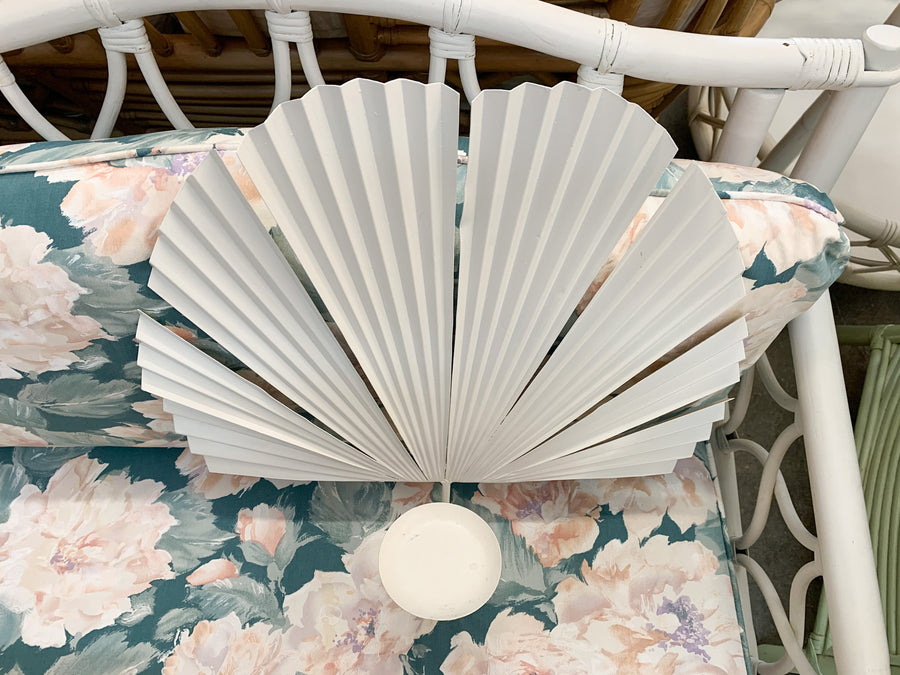 Pair of Island Palm Candle Wall Sconces